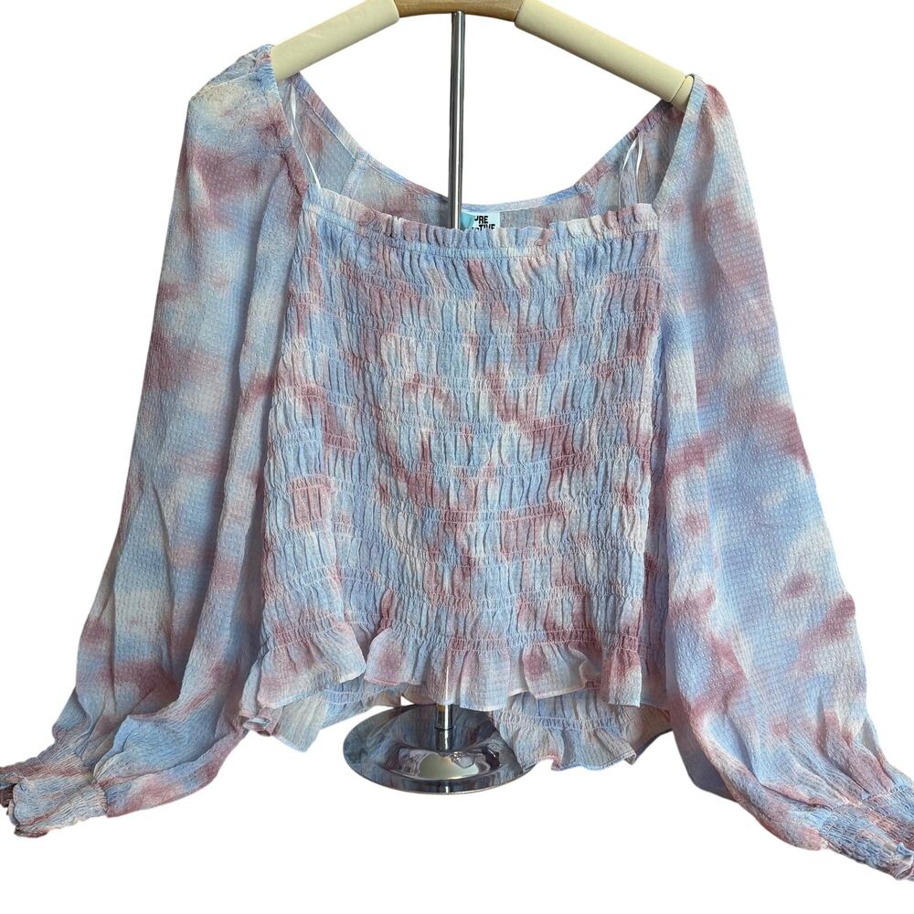 Future Collective with Gabriella Women's Watercolor Smocked Top - Size 2X - NWT